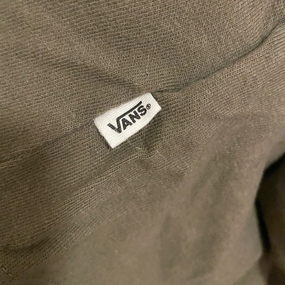 Vans Logo Army Green T-Shirt - Picture 2 of 5